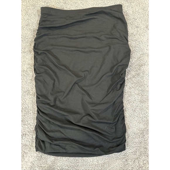 Vince Camuto Women Black Form Fitting Scrunch Formal Skirt Size Small - Picture 7 of 7